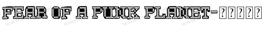 Fear of a Punk Planet字体转换